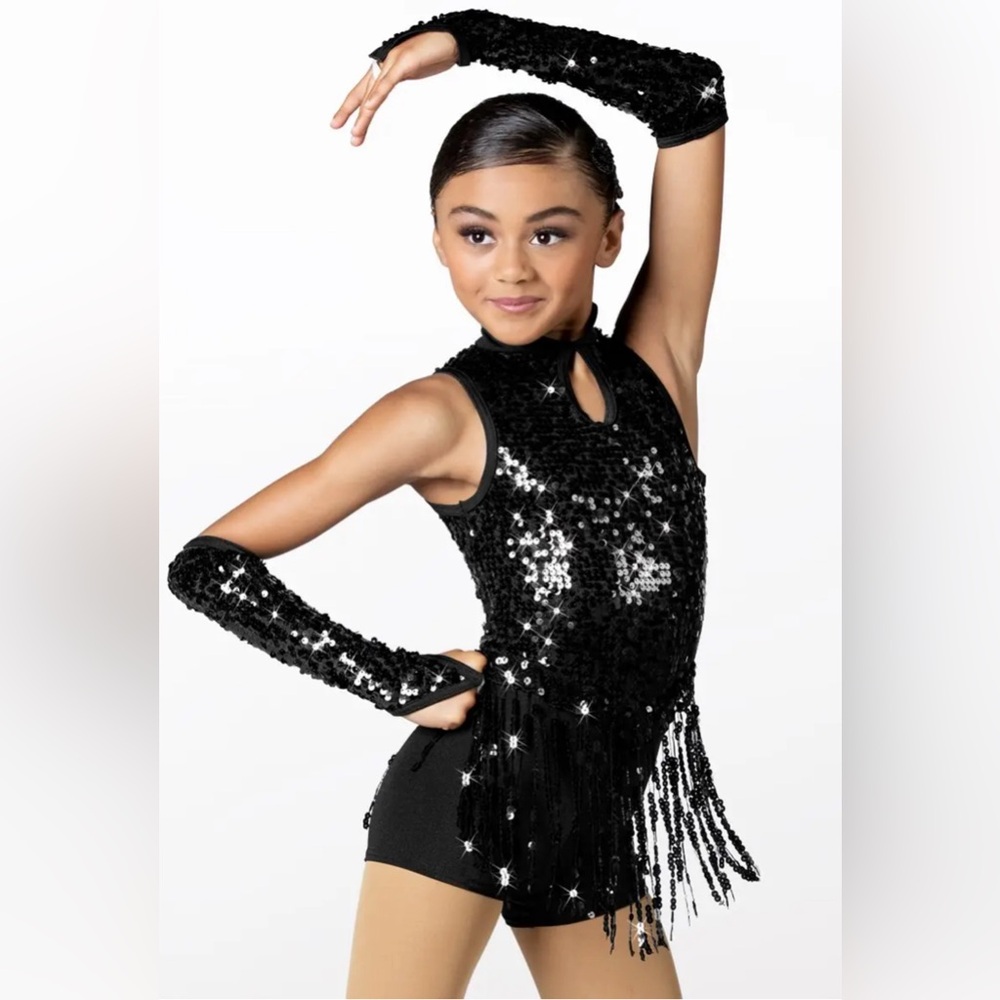Weissman black shorts romper costume size IC